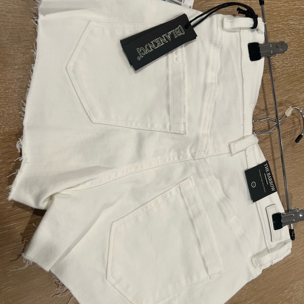 BlankNYC White Denim Shorts Size 25